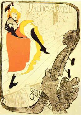  Henri  Toulouse-Lautrec Jane Avril -1893